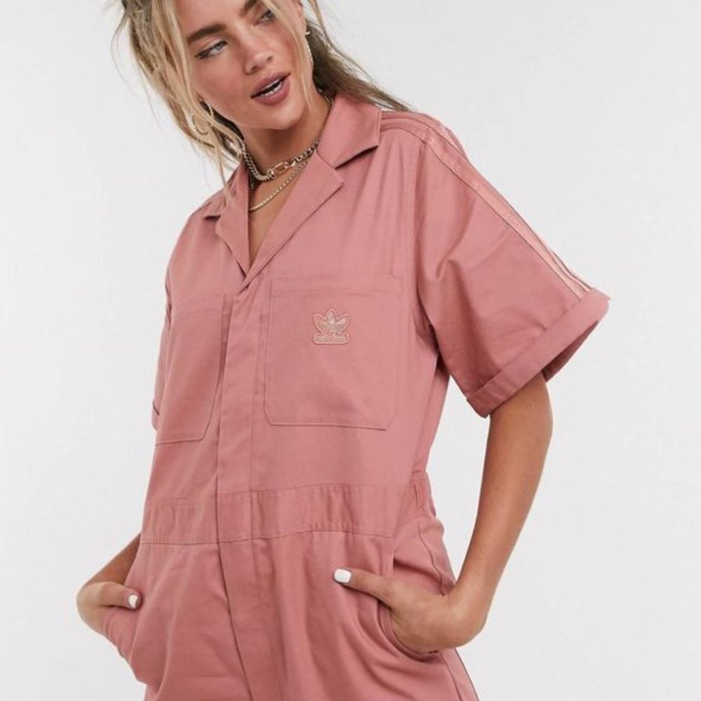 Adidas Originals Pink Boiler Suit New With Tags